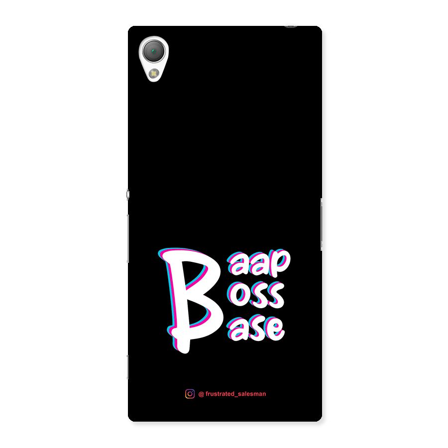 Baap Boss Base Black Back Case for Sony Xperia Z3