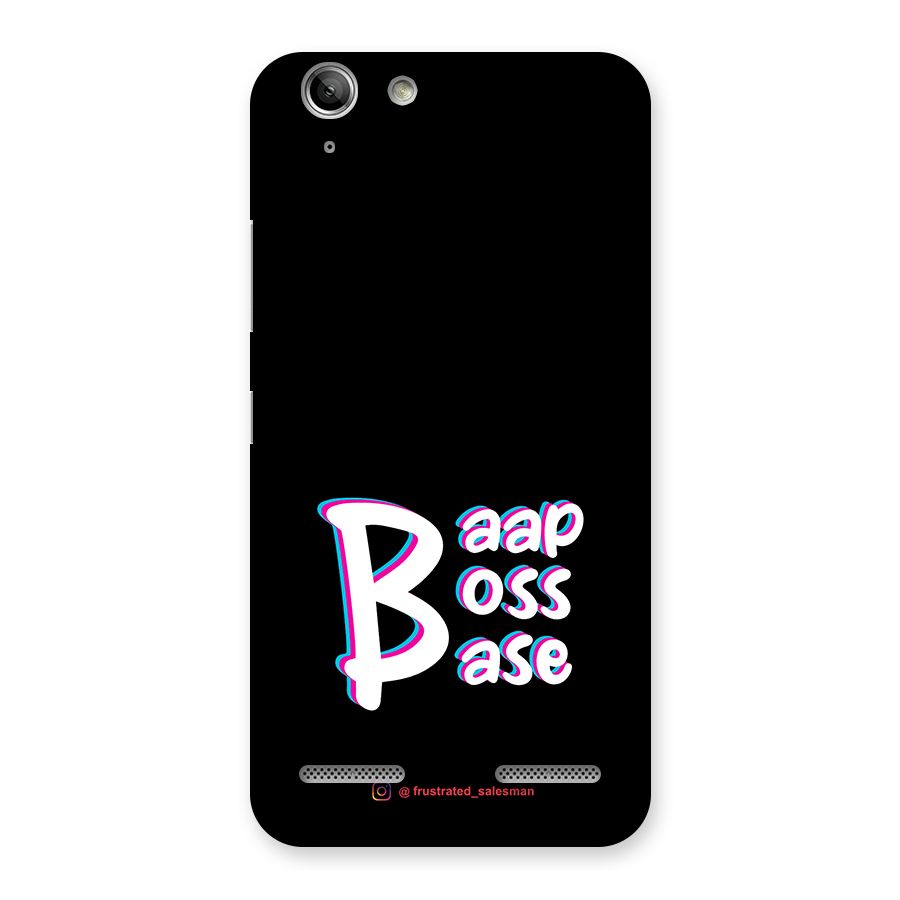 Baap Boss Base Black Back Case for Vibe K5