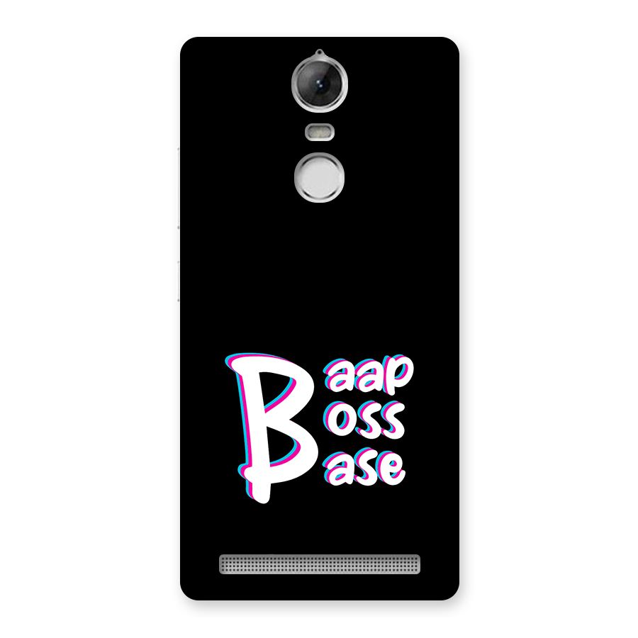 Baap Boss Base Black Back Case for Vibe K5 Note