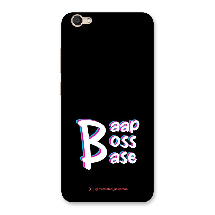 Baap Boss Base Black Back Case for Vivo V5