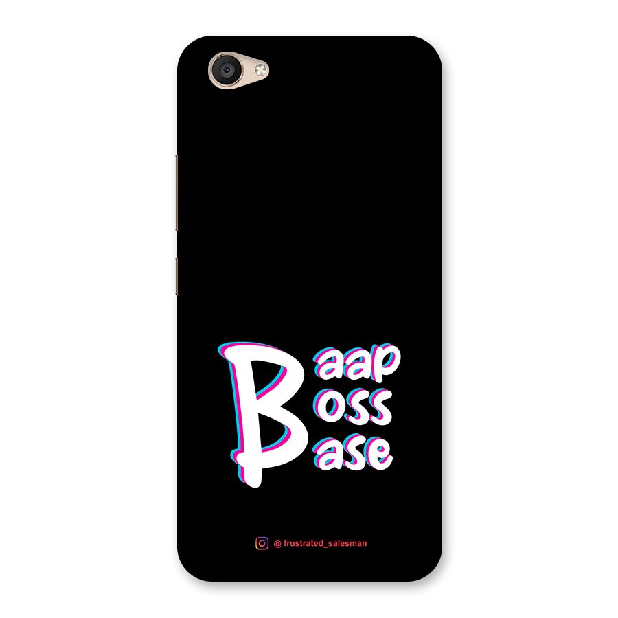 Baap Boss Base Black Back Case for Vivo V5 Plus