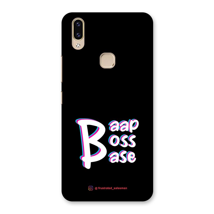 Baap Boss Base Black Back Case for Vivo V9 Youth
