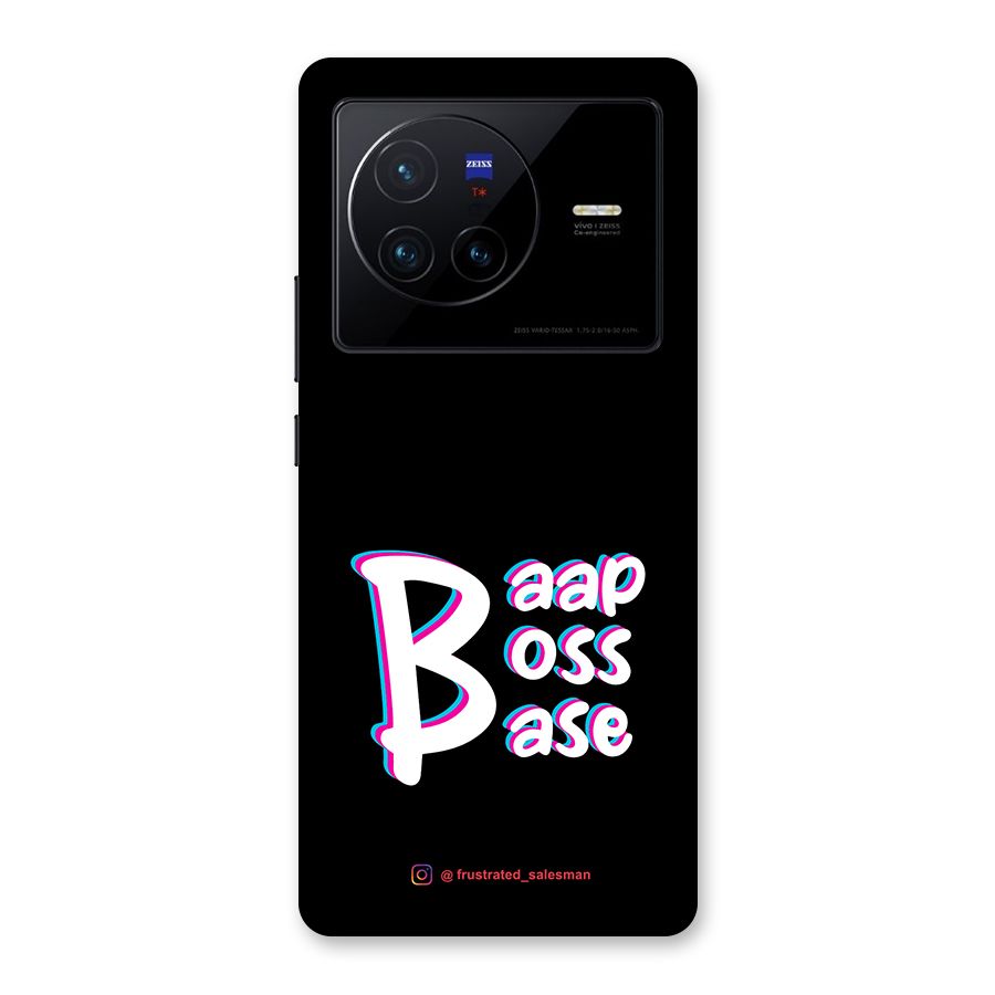 Baap Boss Base Black Back Case for Vivo X80