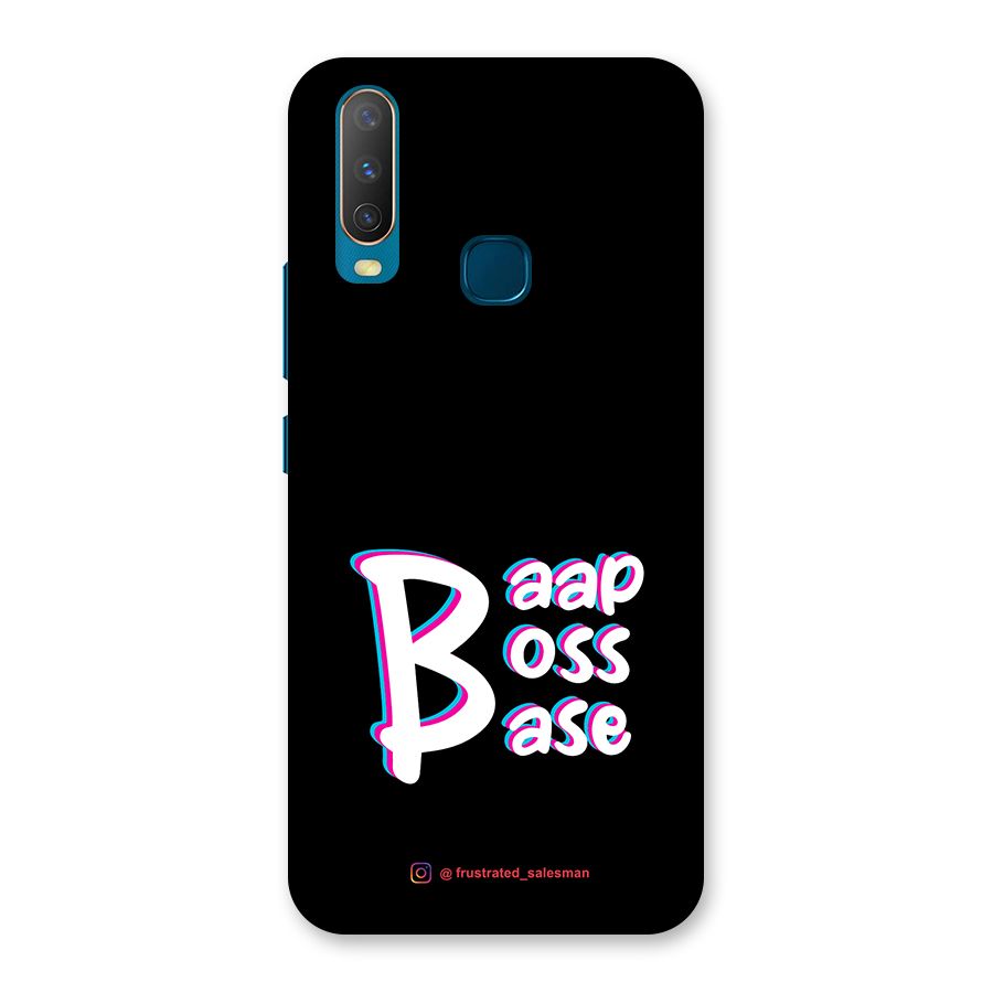 Baap Boss Base Black Back Case for Vivo Y11