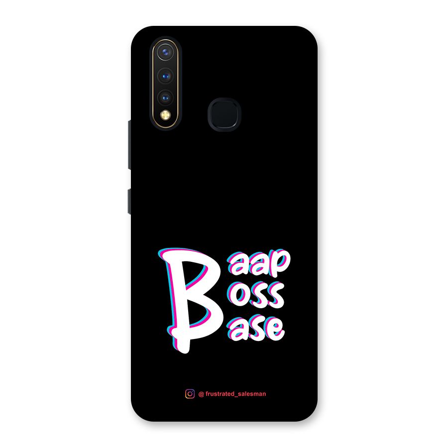 Baap Boss Base Black Back Case for Vivo Y19
