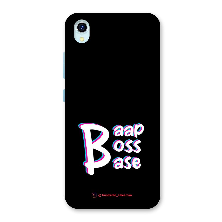 Baap Boss Base Black Back Case for Vivo Y1s