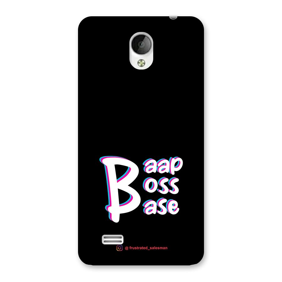 Baap Boss Base Black Back Case for Vivo Y21