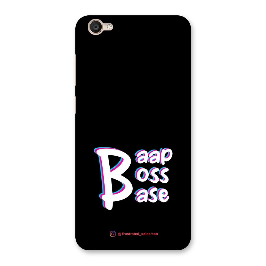 Baap Boss Base Black Back Case for Vivo Y55L