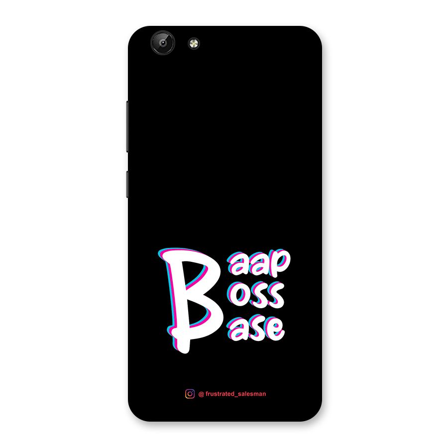 Baap Boss Base Black Back Case for Vivo Y69