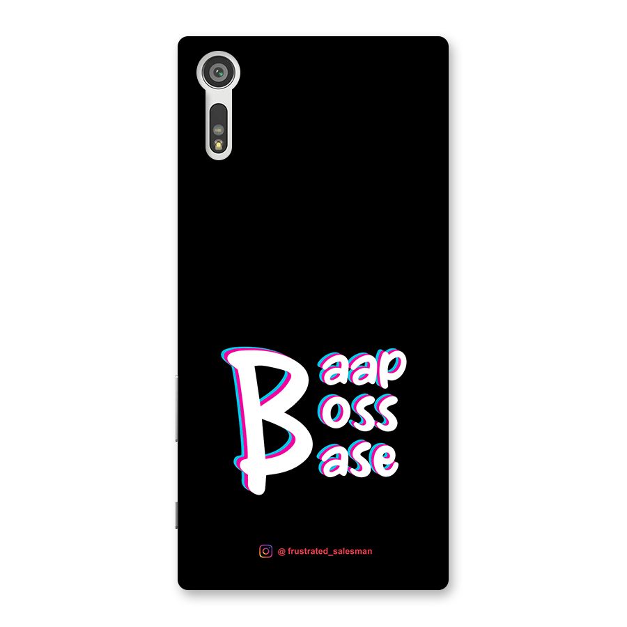 Baap Boss Base Black Back Case for Xperia XZ