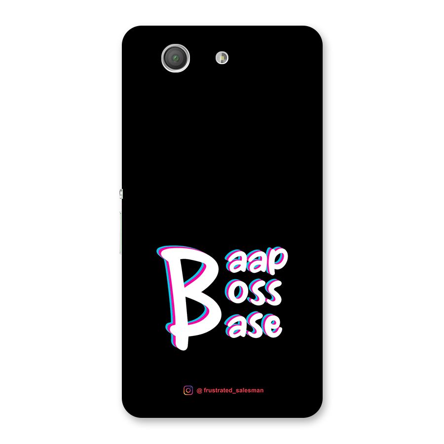 Baap Boss Base Black Back Case for Xperia Z3 Compact