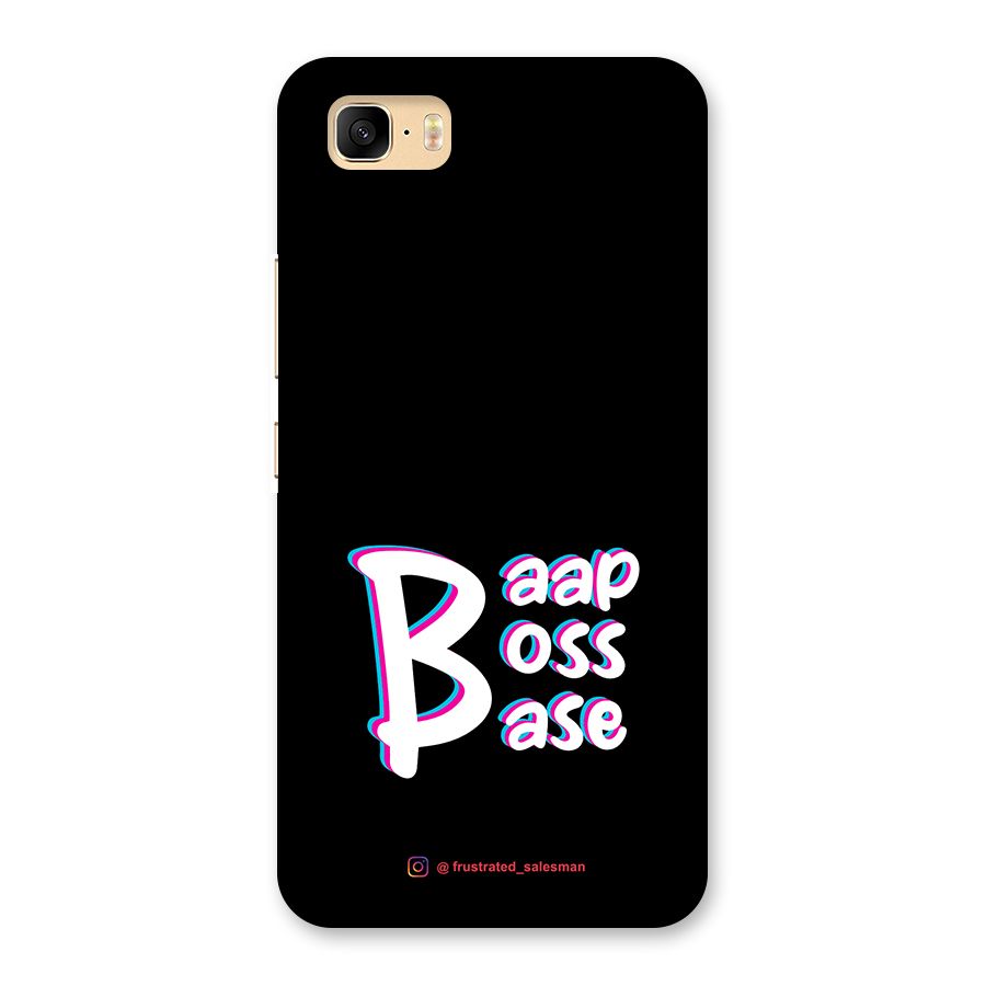Baap Boss Base Black Back Case for Zenfone 3s Max