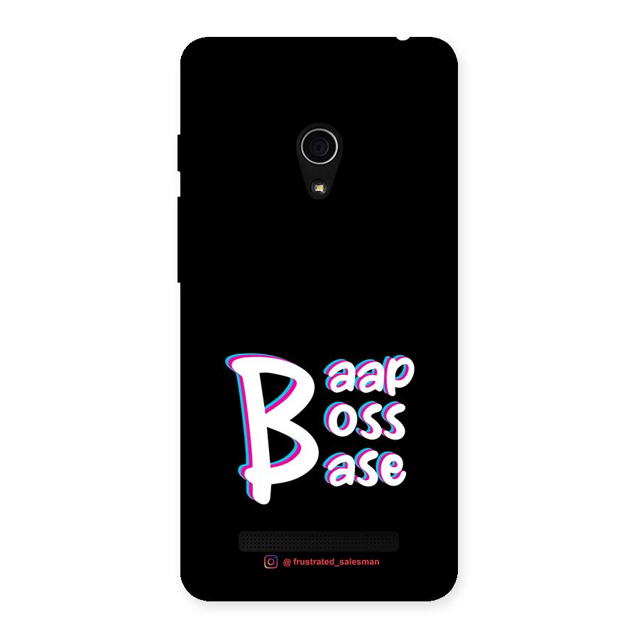 Baap Boss Base Black Back Case for Zenfone 5