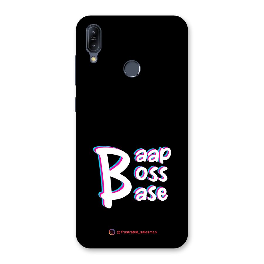 Baap Boss Base Black Back Case for Zenfone Max M2