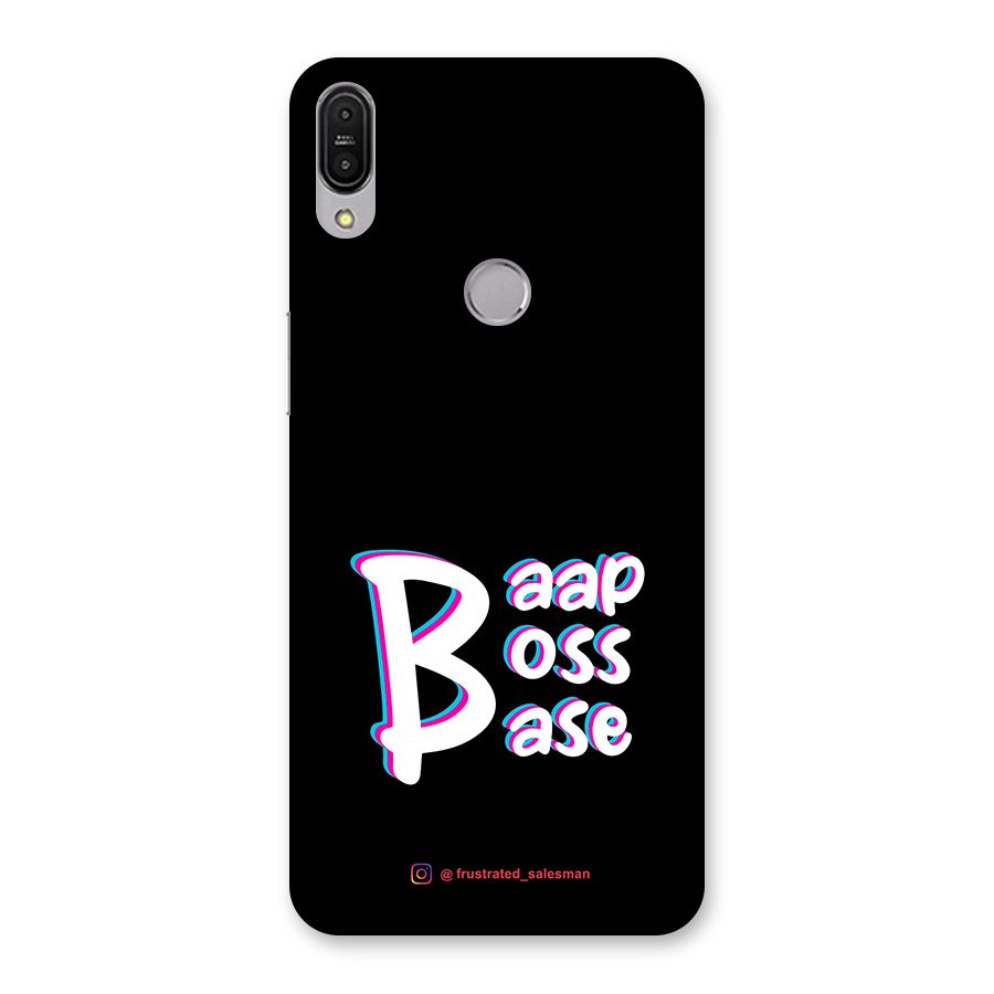 Baap Boss Base Black Back Case for Zenfone Max Pro M1