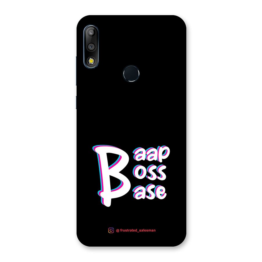 Baap Boss Base Black Back Case for Zenfone Max Pro M2