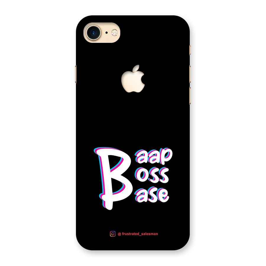 Baap Boss Base Black Back Case for iPhone 7 Apple Cut