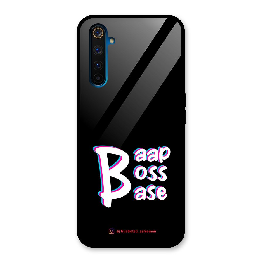 Baap Boss Base Black Glass Back Case for Realme 6 Pro