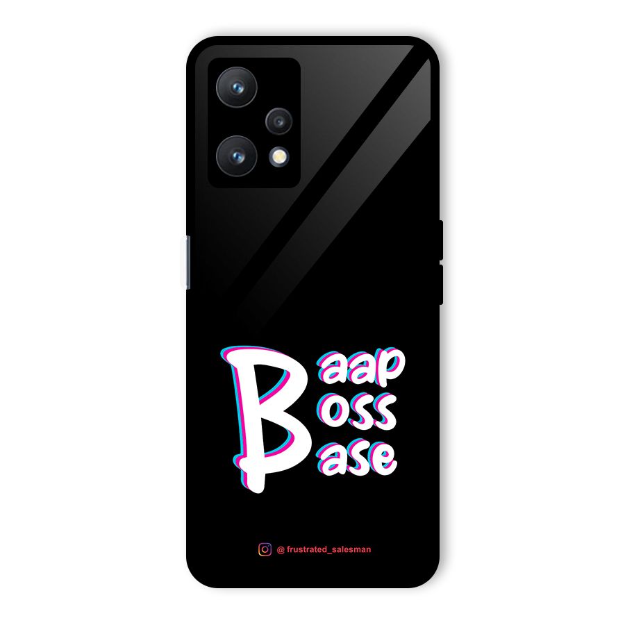 Baap Boss Base Black Glass Back Case for Realme 9 Pro 5G
