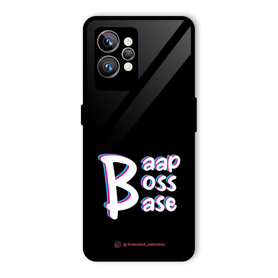 Baap Boss Base Black Glass Back Case for Realme GT2 Pro