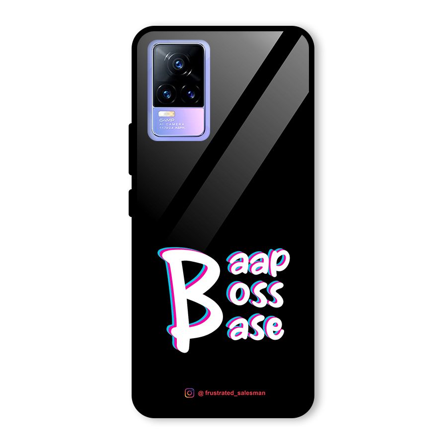 Baap Boss Base Black Glass Back Case for Vivo Y73