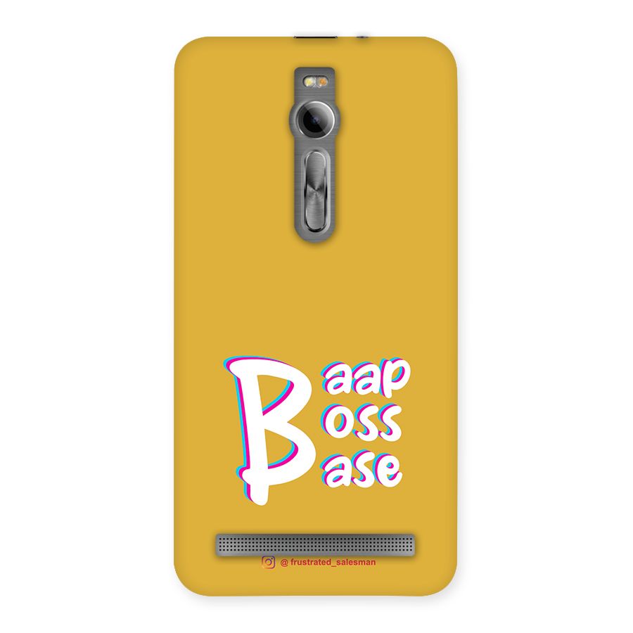 Baap Boss Base Mustard Yellow Back Case for Asus Zenfone 2