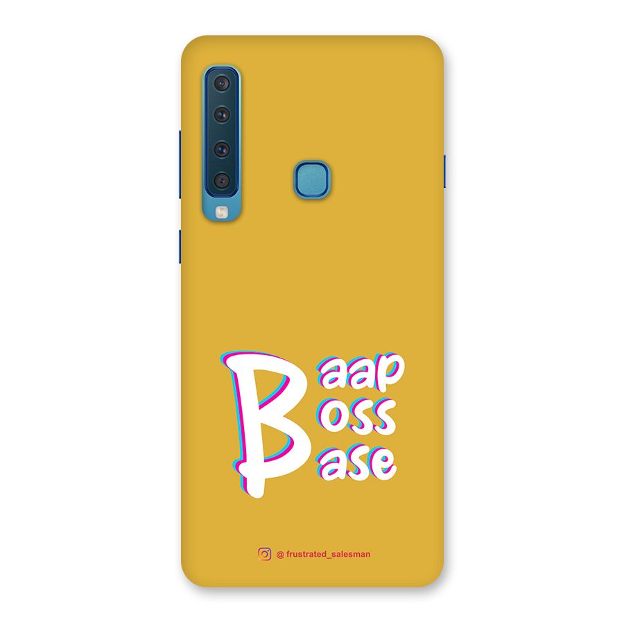 Baap Boss Base Mustard Yellow Back Case for Galaxy A9 (2018)