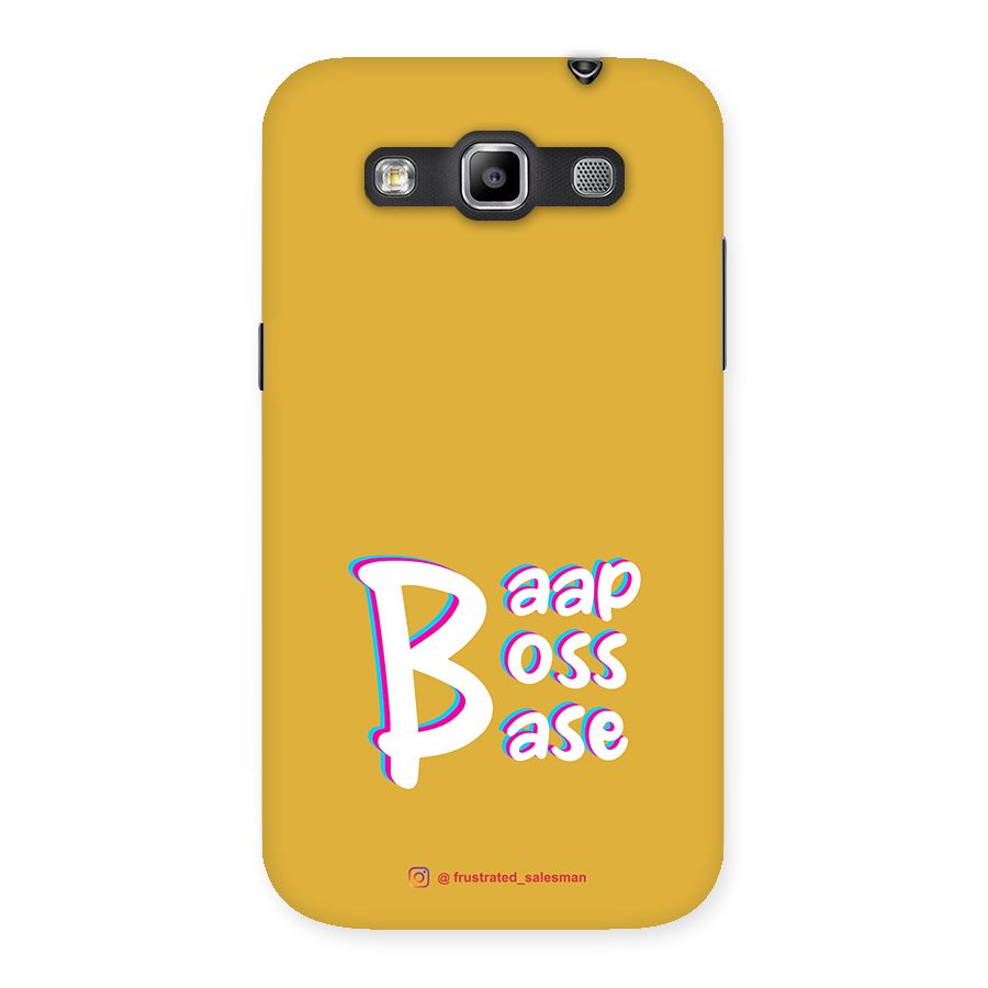 Baap Boss Base Mustard Yellow Back Case for Galaxy Grand Quattro