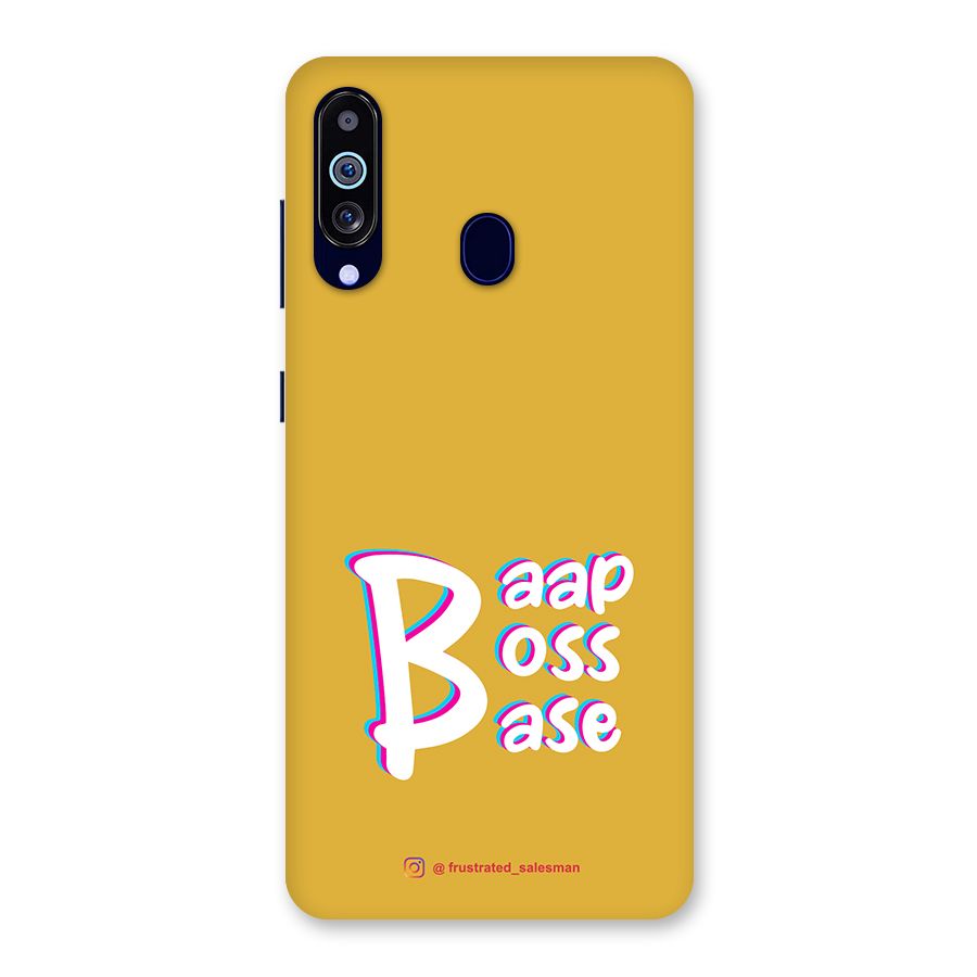 Baap Boss Base Mustard Yellow Back Case for Galaxy M40