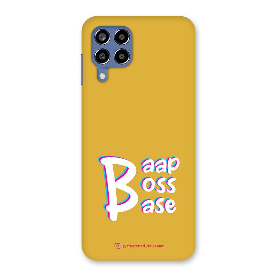 Baap Boss Base Mustard Yellow Back Case for Galaxy M53 5G