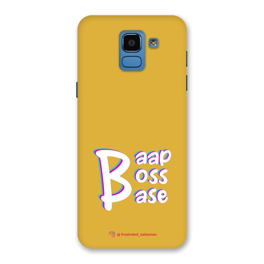 Baap Boss Base Mustard Yellow Back Case for Galaxy On6