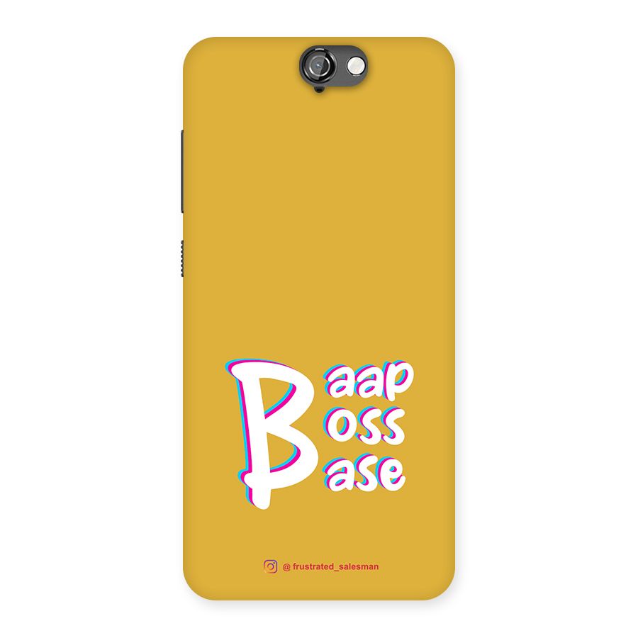 Baap Boss Base Mustard Yellow Back Case for HTC One A9