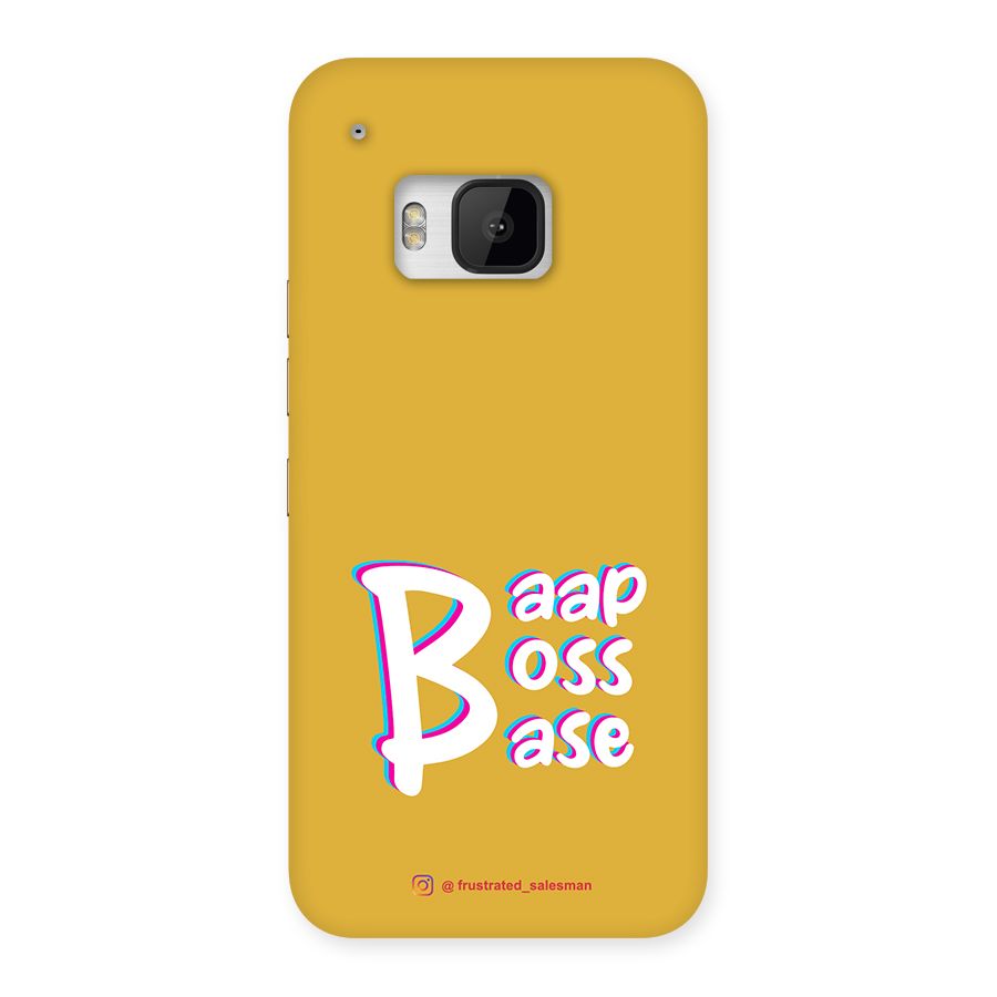 Baap Boss Base Mustard Yellow Back Case for HTC One M9