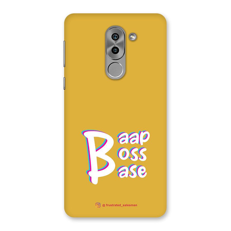 Baap Boss Base Mustard Yellow Back Case for Honor 6X