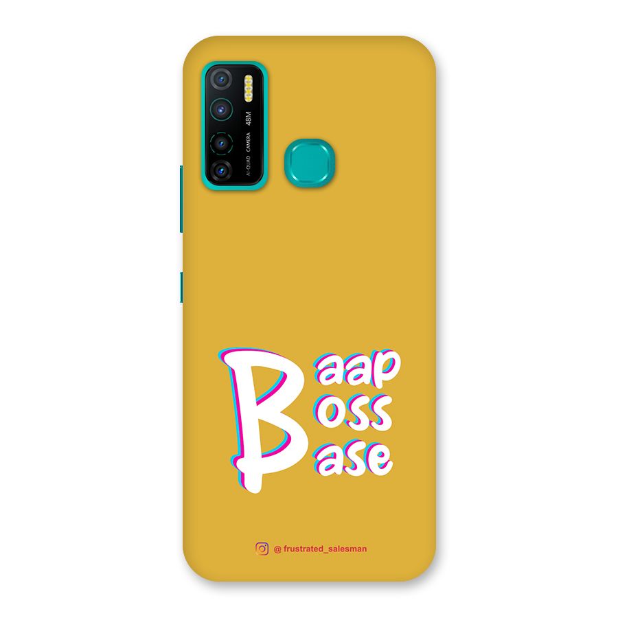Baap Boss Base Mustard Yellow Back Case for Infinix Hot 9 Pro