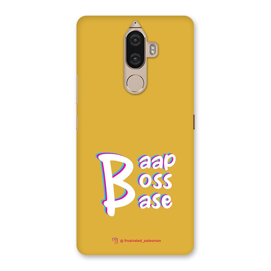 Baap Boss Base Mustard Yellow Back Case for Lenovo K8 Note