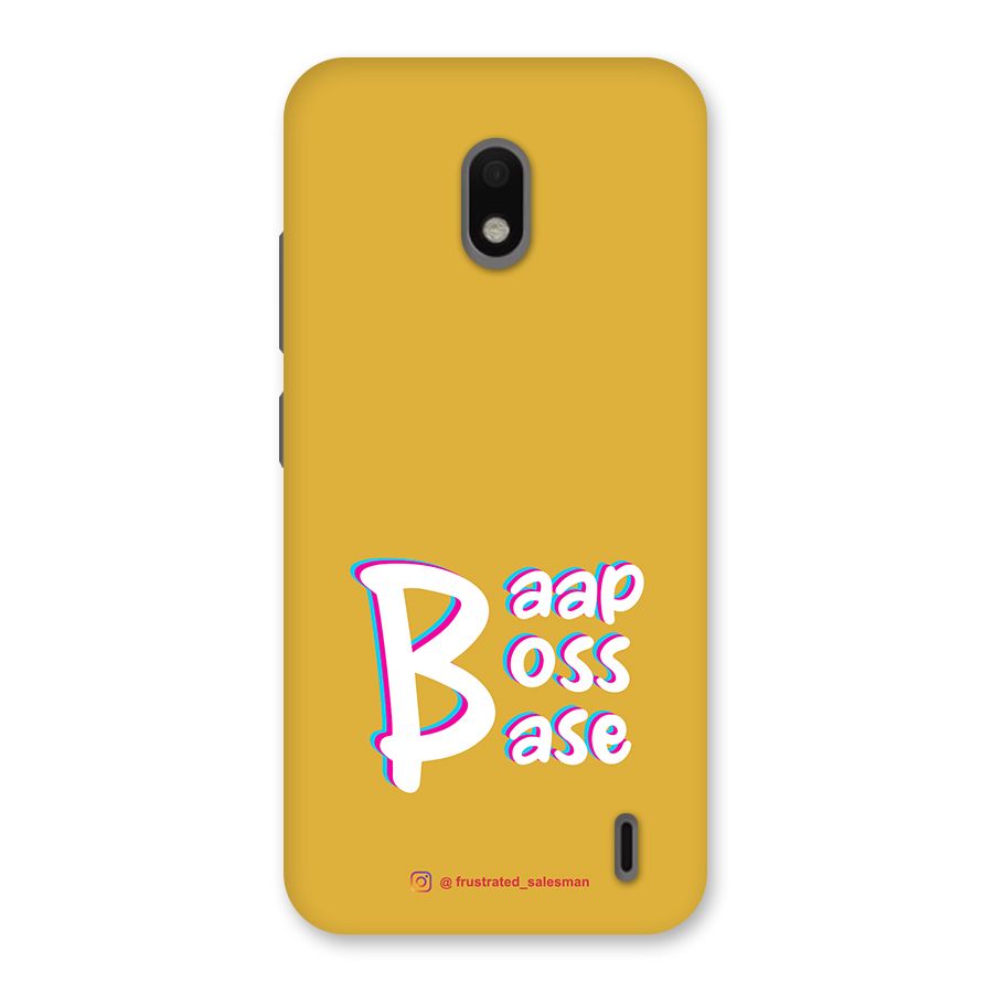 Baap Boss Base Mustard Yellow Back Case for Nokia 2.2
