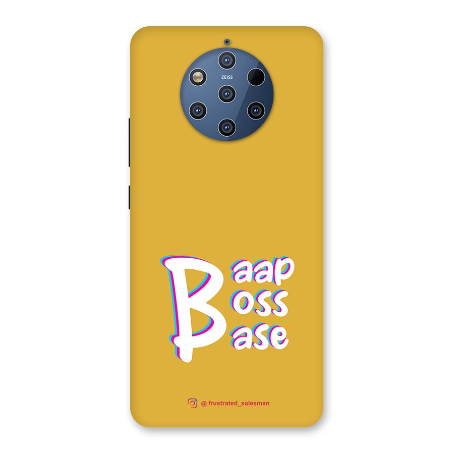 Baap Boss Base Mustard Yellow Back Case for Nokia 9 PureView