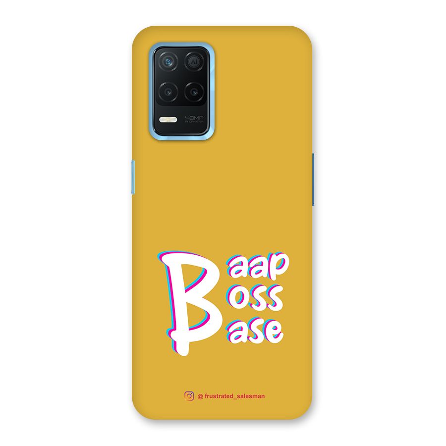 Baap Boss Base Mustard Yellow Back Case for Realme 8s 5G