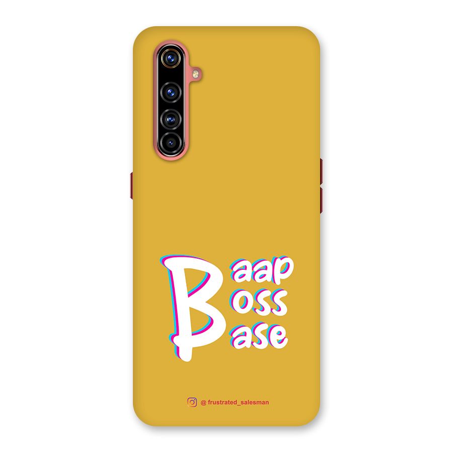 Baap Boss Base Mustard Yellow Back Case for Realme X50 Pro