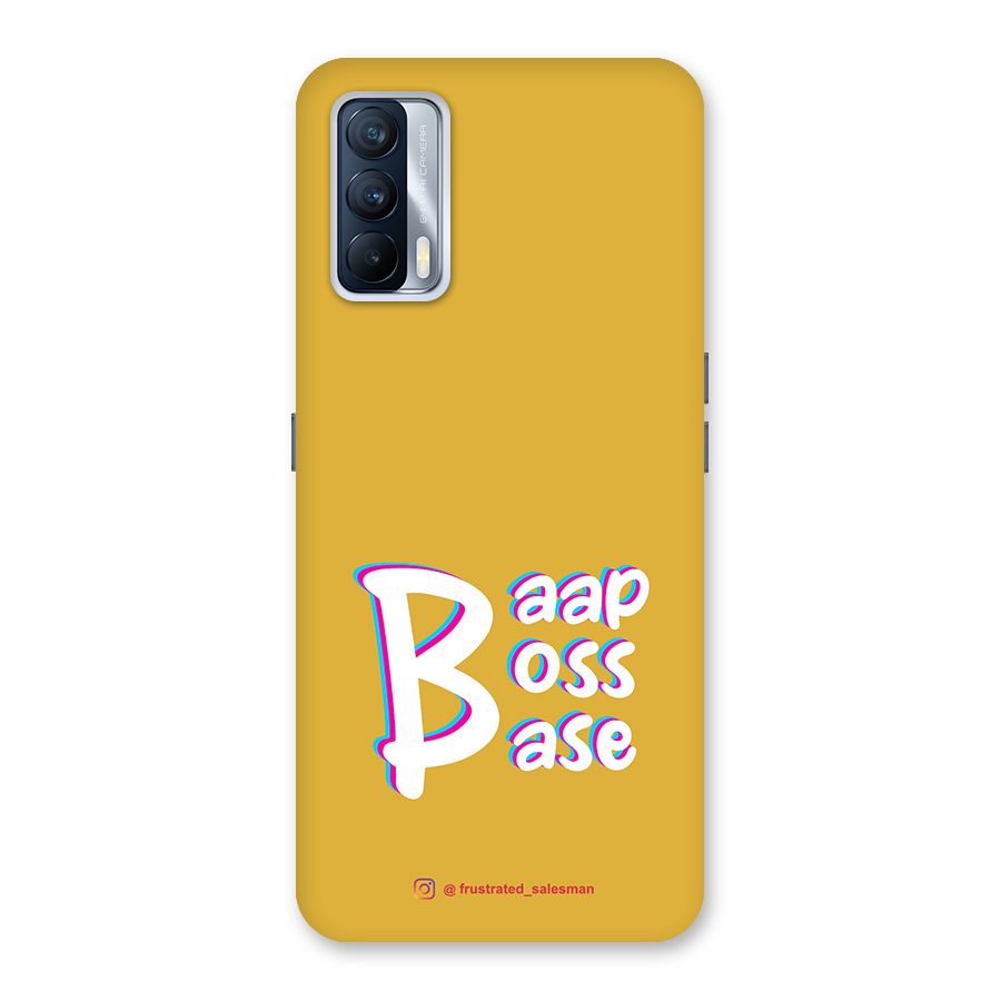 Baap Boss Base Mustard Yellow Back Case for Realme X7