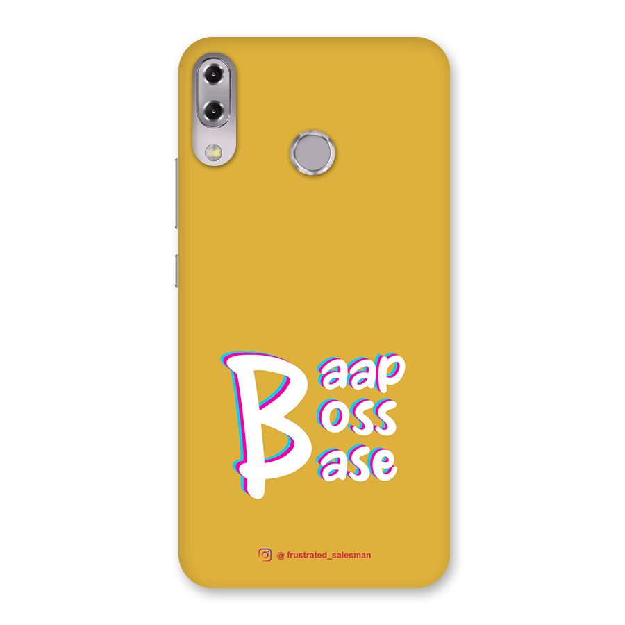 Baap Boss Base Mustard Yellow Back Case for Zenfone 5Z
