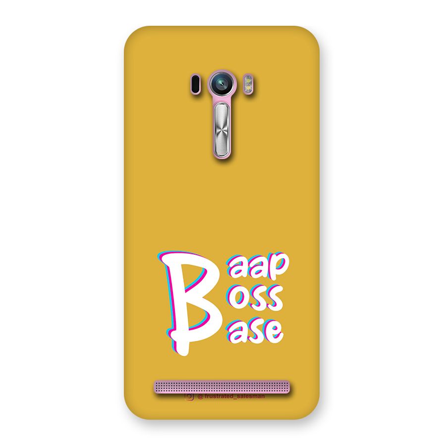 Baap Boss Base Mustard Yellow Back Case for Zenfone Selfie