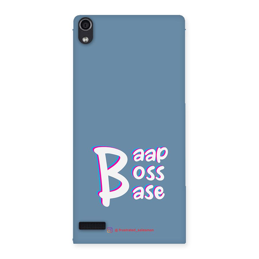 Baap Boss Base SteelBlue Back Case for Ascend P6