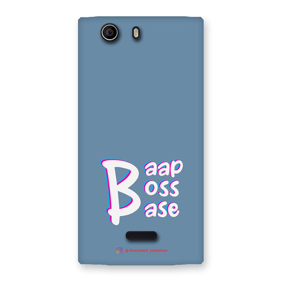 Baap Boss Base SteelBlue Back Case for Canvas Nitro 2 E311