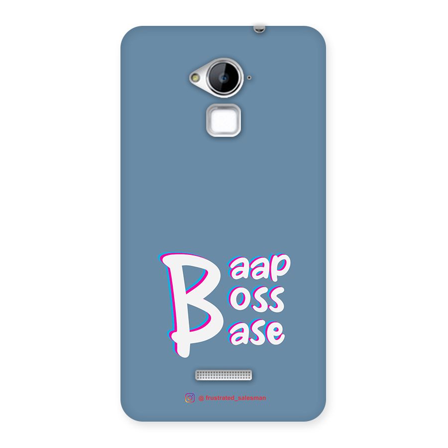 Baap Boss Base SteelBlue Back Case for Coolpad Note 3