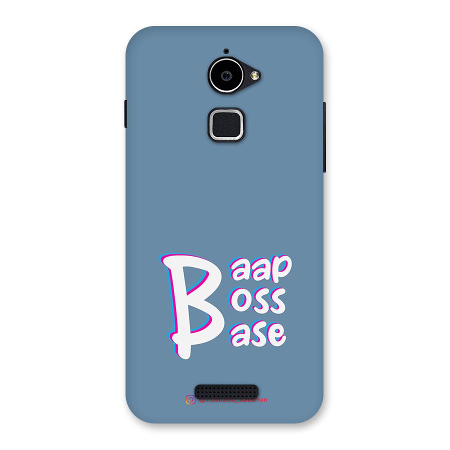 Baap Boss Base SteelBlue Back Case for Coolpad Note 3 Lite