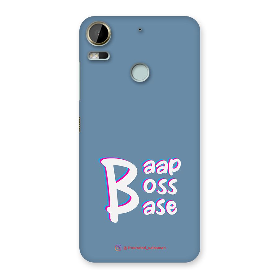 Baap Boss Base SteelBlue Back Case for Desire 10 Pro