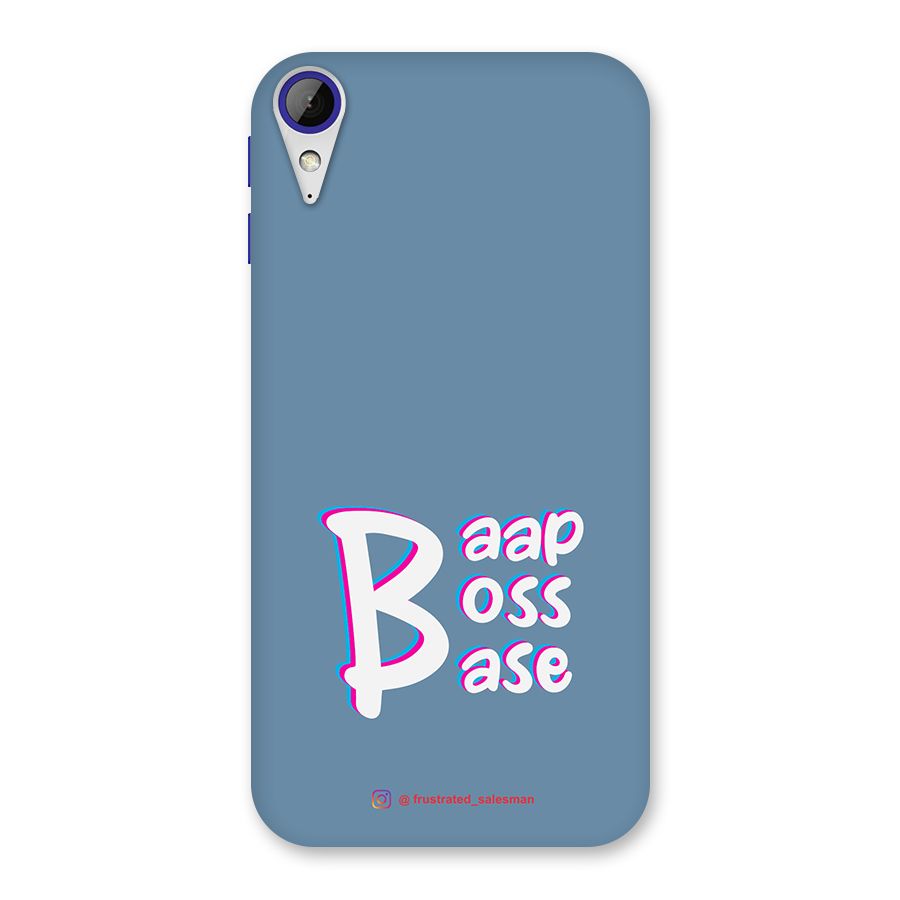 Baap Boss Base SteelBlue Back Case for Desire 830