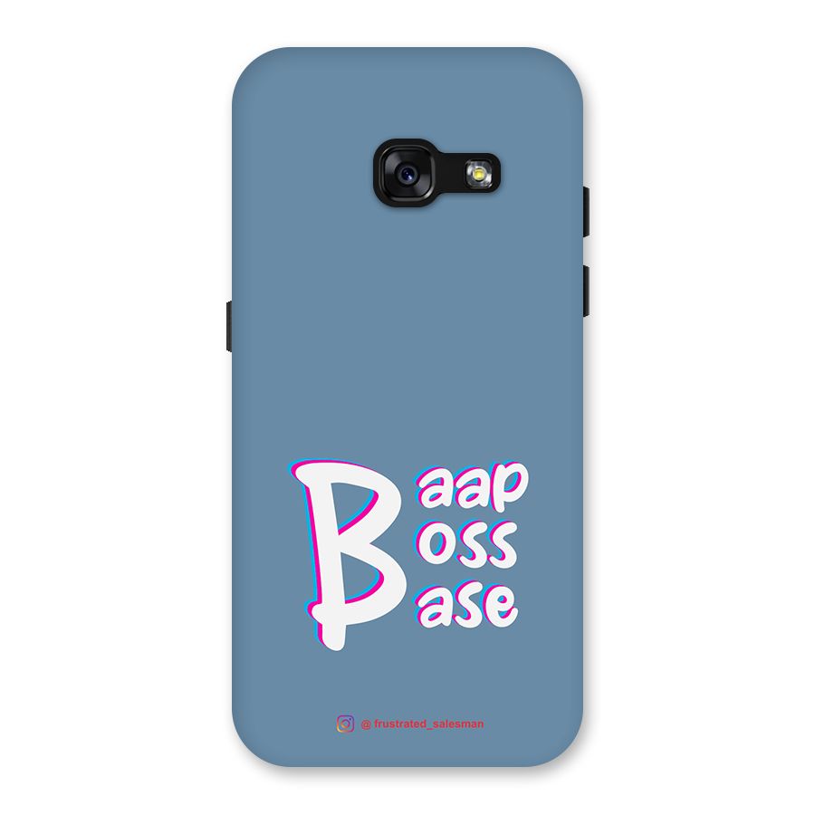 Baap Boss Base SteelBlue Back Case for Galaxy A3 (2017)